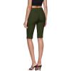 imageHybrid ampamp Company Womens Super Comfy Stretch Pull On Millennium Twill Capri ShortsBermudaolive