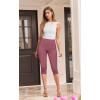 imageHybrid ampamp Company Womens Super Comfy Stretch Pull On Millennium Twill Capri ShortsCaprimauve