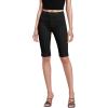 imageHybrid ampamp Company Womens Super Comfy Stretch Pull On Millennium Twill Capri ShortsBermudablack