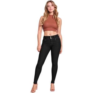imageHybrid ampamp Company Womens Butt Lift V2 Super Comfy Stretch Denim Skinny JeansBlackp43634sk