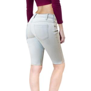 imageHybrid ampamp Company Womens Butt Lifting Mid Rise Denim Bermuda ShortsBermudableach