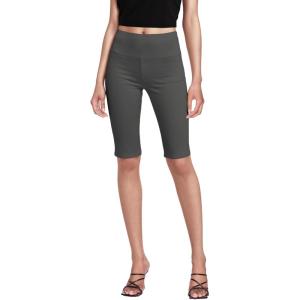imageHybrid ampamp Company Womens Super Comfy Stretch Pull On Millennium Twill Capri ShortsBermudacharcoal