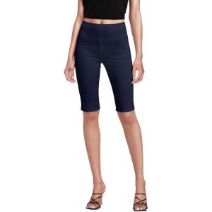 imageHybrid ampamp Company Womens Super Comfy Stretch Pull On Millennium Twill Capri ShortsBermudadarknavy