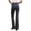 imageHybrid ampamp Company Super Comfy Stretch Women 5 Pockets Corduroy Boot Cut PantsP21951blcharcoal Grey