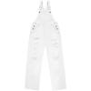 imageHybrid ampamp Company Women Denim Shorts Rompers Sleeveless Adjustable Strap Overalls Cross Back JumpsuitPvj156999white