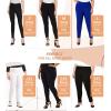 imageHybrid ampamp Company Women Stretch Skinny Dress Pants Nylon Ponte Pull On Office Leggings TrousersBlueWhite