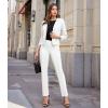 imageHybrid ampamp Company Women Stretch Skinny Dress Pants Nylon Ponte Pull On Office Leggings TrousersBootcutwhite