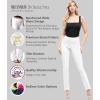 imageHybrid ampamp Company Women Stretch Skinny Dress Pants Nylon Ponte Pull On Office Leggings TrousersBootcutwhite