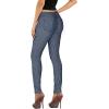 imageHybrid ampamp Company Women Ultimate Comfort Flattering Fit Stretch Skinny JeansBlueWhite