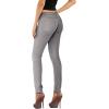 imageHybrid ampamp Company Women Ultimate Comfort Flattering Fit Stretch Skinny JeansGrey