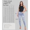 imageHybrid ampamp Company Womens Butt Lift Skinny High Waisted V3 Super Comfy Stretch Denim PantsDestructedlwash