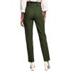imageHybrid ampamp Company Womens Paper Bag Pants Casual Slim High Waist Pants with Bow KnotOlive