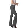 imageHybrid ampamp Company Womens Slim Boot Cut Stretch PantsBlgunmetal
