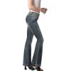 imageHybrid ampamp Company Womens Slim Boot Cut Stretch PantsJeggingdarktint