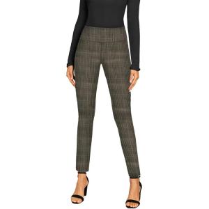 imageHybrid ampamp Company Women Stretch Skinny Dress Pants Nylon Ponte Pull On Office Leggings TrousersScribble