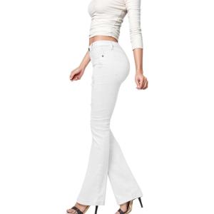 imageHybrid ampamp Company Womens Slim Boot Cut Stretch PantsBlwhite