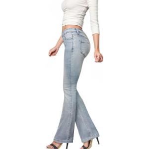 imageHybrid ampamp Company Womens Slim Boot Cut Stretch PantsJegginglight Tint
