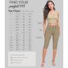 imageHybrid ampamp Company Womens Butt Lift V2 Super Comfy Stretch Denim Bermuda Shorts CapriCapribeigeKhak