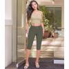 imageHybrid ampamp Company Womens Butt Lift V2 Super Comfy Stretch Denim Bermuda Shorts CapriCapriolive