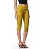 imageHybrid ampamp Company Womens Super Stretch Causal Pull On Millennium Twill Bermuda ShortsCaprimustard