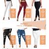 imageHybrid ampamp Company Womens Butt Lift Super Comfy Stretch Ripped Skinny JeansJetblack