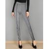 imageHybrid ampamp Company Womens Casual Leggings Elastic Waistband Skinny PantsKp47906skblack