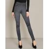imageHybrid ampamp Company Womens Casual Leggings Elastic Waistband Skinny PantsKp47916skblack