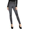 imageHybrid ampamp Company Womens Casual Leggings Elastic Waistband Skinny PantsKp47916skblack
