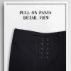 imageHybrid ampamp Company Womens Casual Leggings Elastic Waistband Skinny PantsP47908skblack