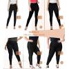 imageHybrid ampamp Company Womens Casual Leggings Elastic Waistband Skinny PantsP47912skblackwhite