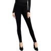 imageHybrid ampamp Company Womens Casual Leggings Elastic Waistband Skinny PantsP47912skblackwhite