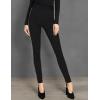 imageHybrid ampamp Company Womens Casual Leggings Elastic Waistband Skinny PantsP47917skblackWhit