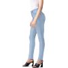 imageHybrid ampamp Company Womens Classic Denim Mid Rise Skinny Jeans Super Stretch PantsBlue