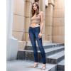 imageHybrid ampamp Company Womens Classic Denim Mid Rise Skinny Jeans Super Stretch PantsMedium Blue