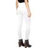 imageHybrid ampamp Company Womens Classic Denim Mid Rise Skinny Jeans Super Stretch PantsWhite