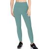 imageHybrid ampamp Company Womens High Waisted Yoga Active Tight Running Biker Gym Shorts ampamp Full Length LeggingsLeggingsblue Grey