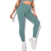 imageHybrid ampamp Company Womens High Waisted Yoga Active Tight Running Biker Gym Shorts ampamp Full Length LeggingsLeggingsblue Grey