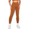imageHybrid ampamp Company Womens High Waisted Yoga Active Tight Running Biker Gym Shorts ampamp Full Length LeggingsLeggingscoffee