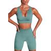 imageHybrid ampamp Company Womens High Waisted Yoga Active Tight Running Biker Gym Shorts ampamp Full Length LeggingsShortsblue Grey