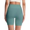 imageHybrid ampamp Company Womens High Waisted Yoga Active Tight Running Biker Gym Shorts ampamp Full Length LeggingsShortsblue Grey