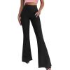 imageHybrid ampamp Company Womens Super Comfy Flowy Wide Leg Palazzo Pants Made in USA8826black