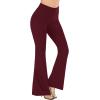 imageHybrid ampamp Company Womens Super Comfy Flowy Wide Leg Palazzo Pants Made in USA8826burgundy