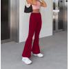 imageHybrid ampamp Company Womens Super Comfy Flowy Wide Leg Palazzo Pants Made in USA8826red