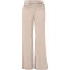 imageHybrid ampamp Company Womens Super Comfy Flowy Wide Leg Palazzo Pants Made in USABeigeKhak