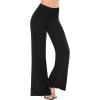 imageHybrid ampamp Company Womens Super Comfy Flowy Wide Leg Palazzo Pants Made in USABlack