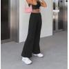 imageHybrid ampamp Company Womens Super Comfy Flowy Wide Leg Palazzo Pants Made in USABlack