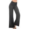 imageHybrid ampamp Company Womens Super Comfy Flowy Wide Leg Palazzo Pants Made in USACharcoal