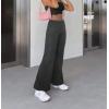 imageHybrid ampamp Company Womens Super Comfy Flowy Wide Leg Palazzo Pants Made in USACharcoal