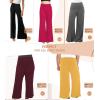 imageHybrid ampamp Company Womens Super Comfy Flowy Wide Leg Palazzo Pants Made in USAGold