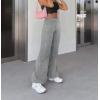 imageHybrid ampamp Company Womens Super Comfy Flowy Wide Leg Palazzo Pants Made in USAHeathergrey